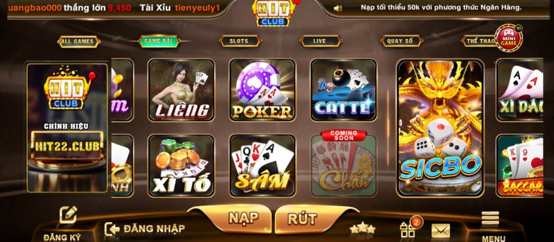 Chơi poker hitclub thỏa ga nhận về vô số tài lộc