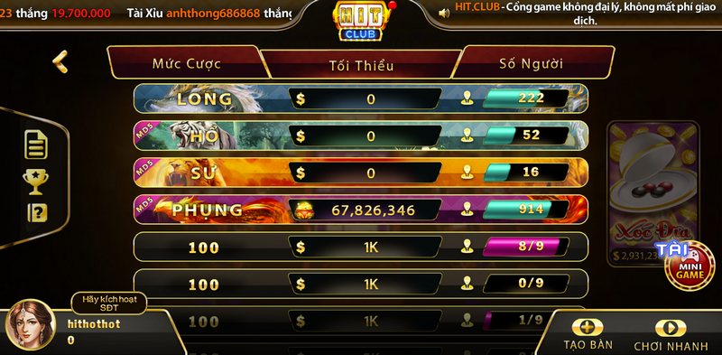 Không gian lận khi tham gia cá cược tại cổng game hitclub